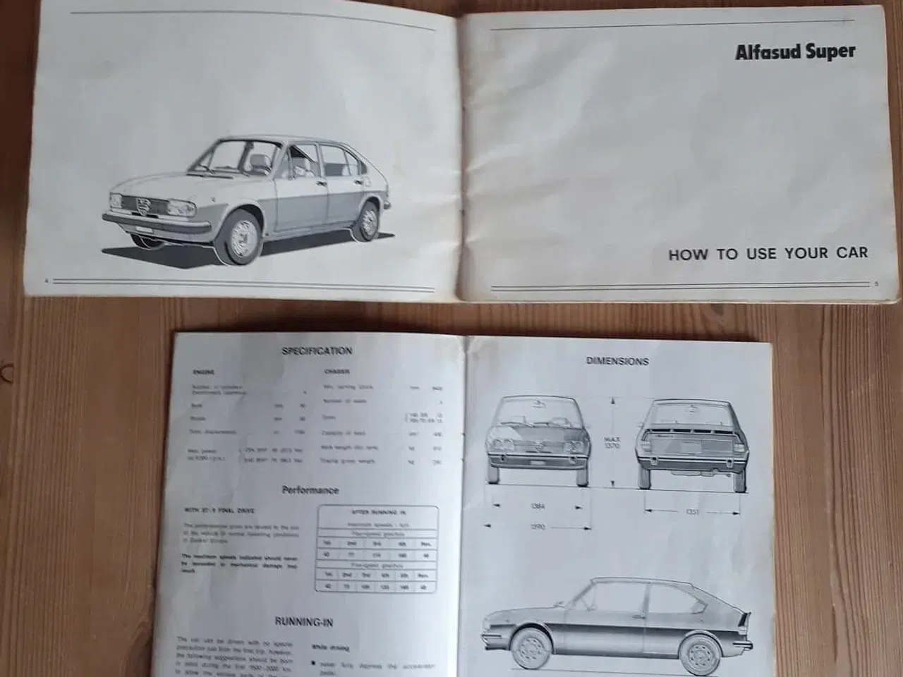 Billede 2 - Alfa Romeo instruktionsbøger Alfasud