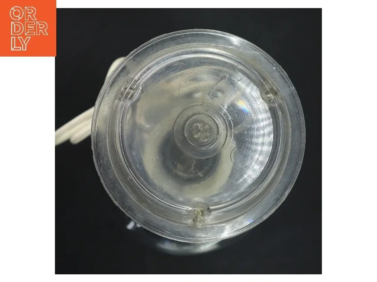 Billede 4 - Glasbordlampe fra Holmegaard (str. 44 cm)