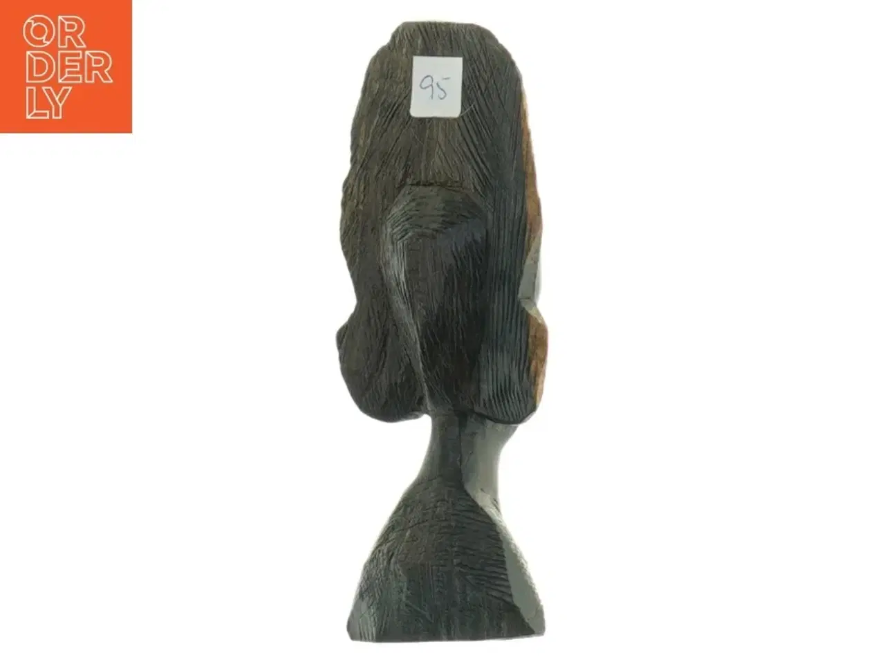Billede 3 - Træskulptur af figur (str. 13 x 6 cm)