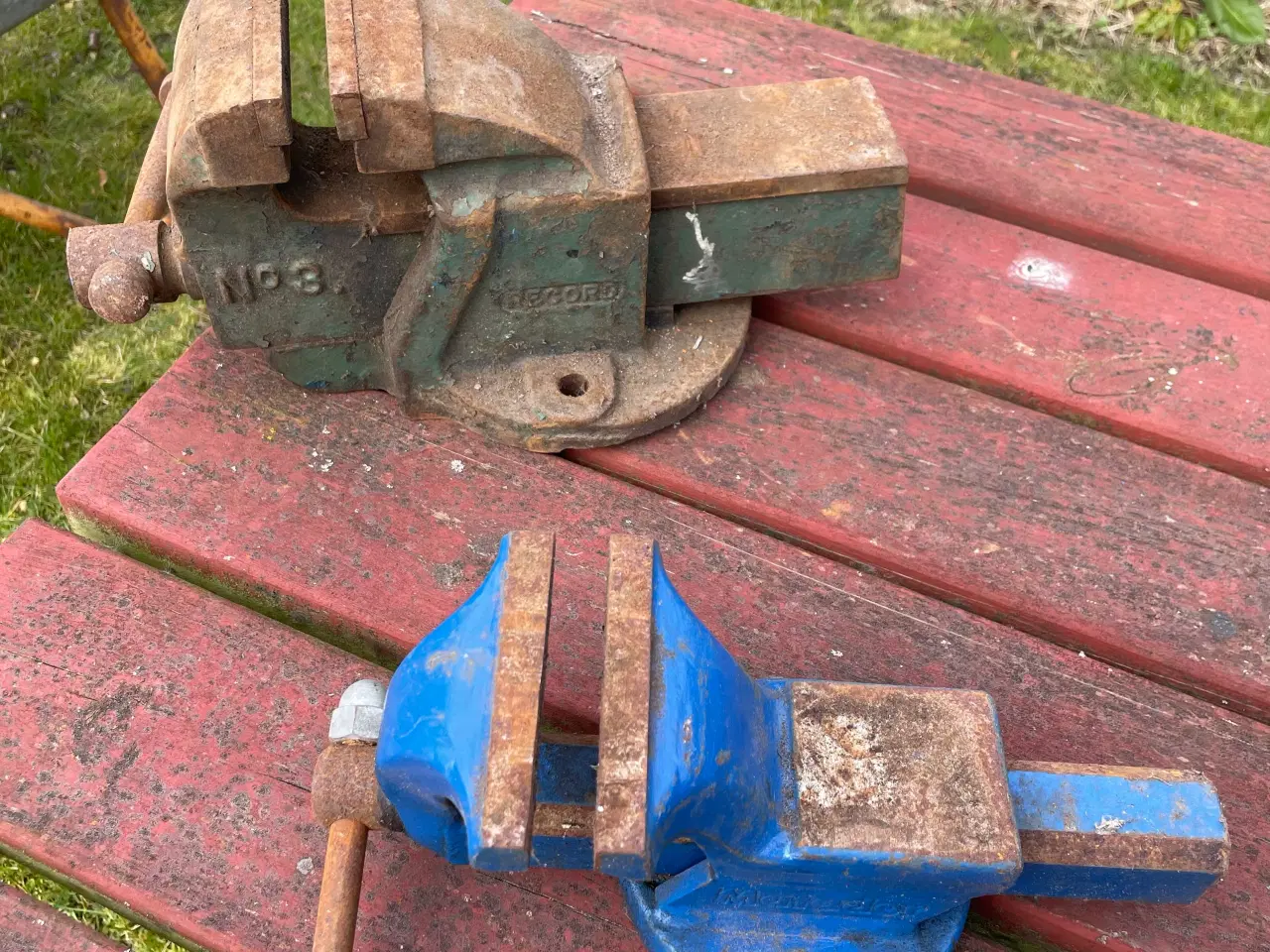 Billede 13 - 5 stk. Record og Matador stål skruestik 