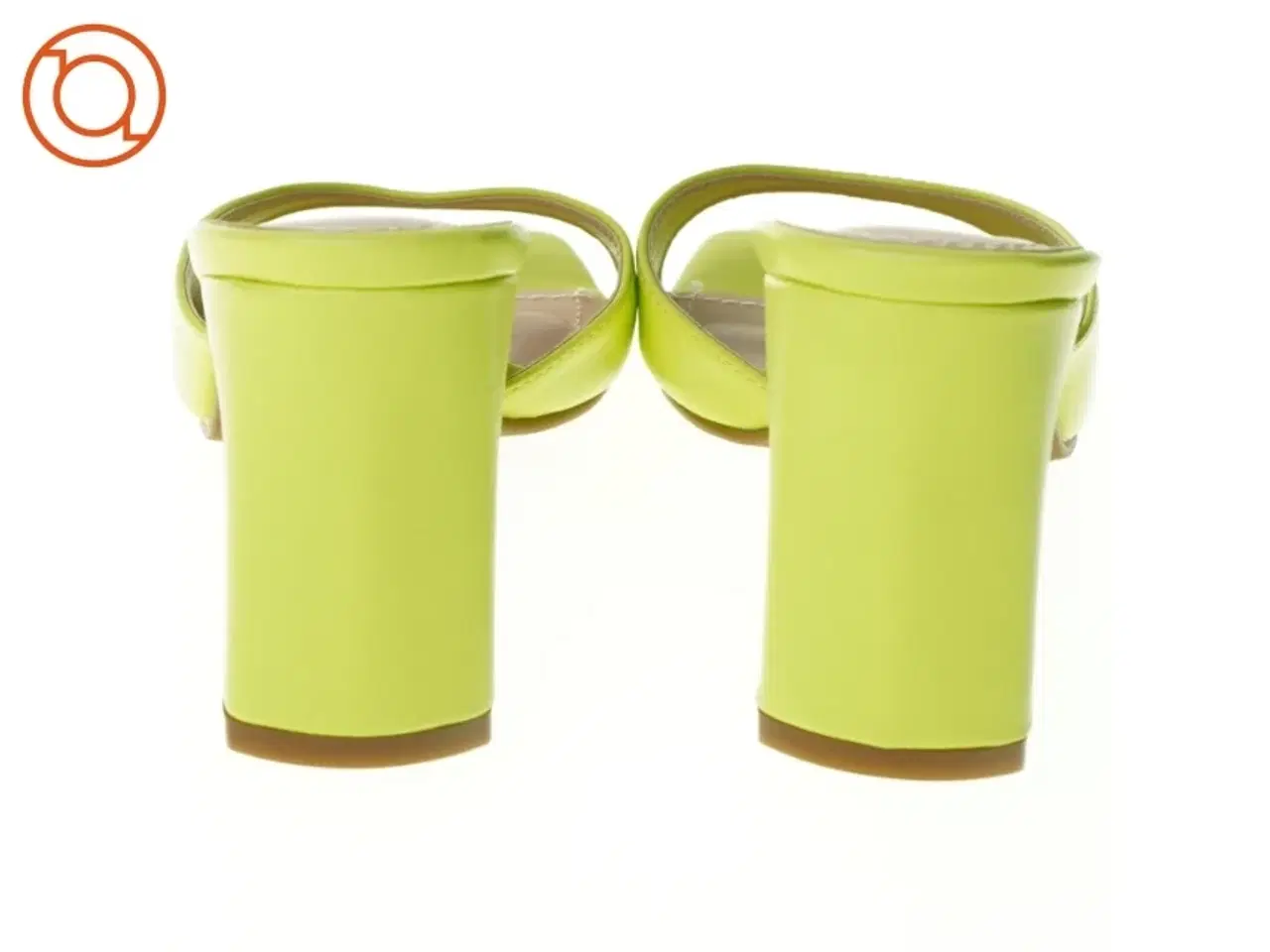 Billede 2 - Neon lime grønne Sandaler med blokhæl fra About You (str. 39)