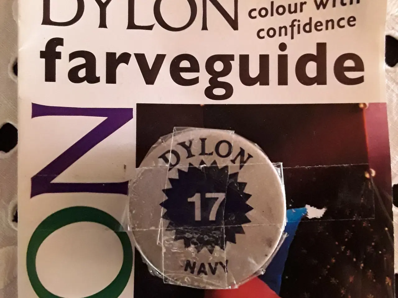 Billede 1 - Dylon farve til tøj i kapsel - farve Navy 