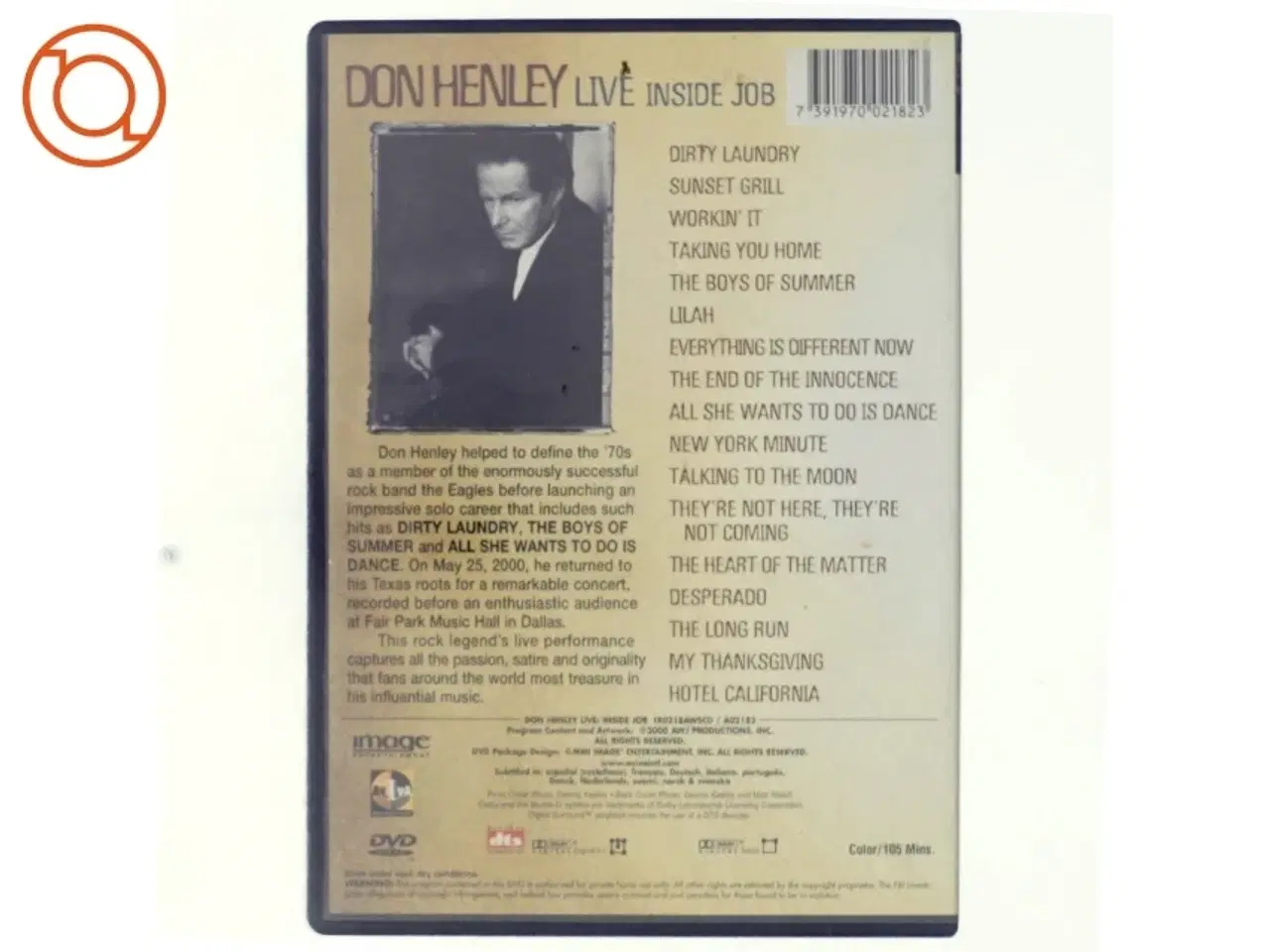 Billede 3 - Don Henley, live inside job