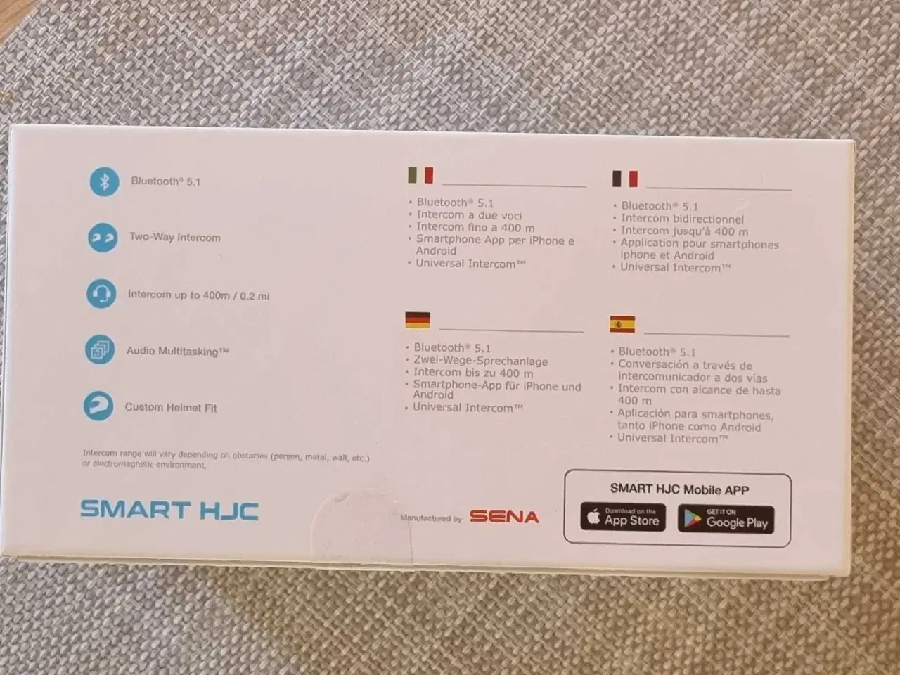 Billede 3 - Bluetooth kommunikation til HJC hjelm