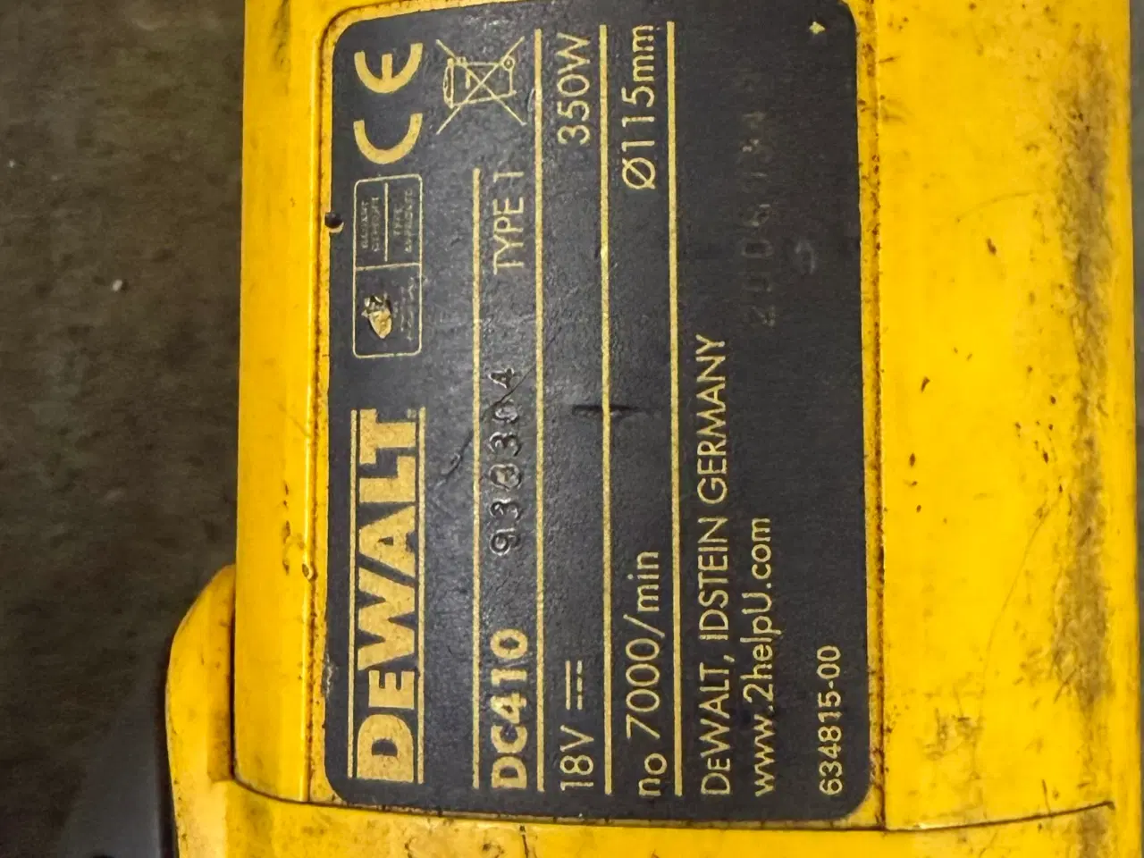 Billede 3 - DeWalt 18v bore maskine vinkel sliber