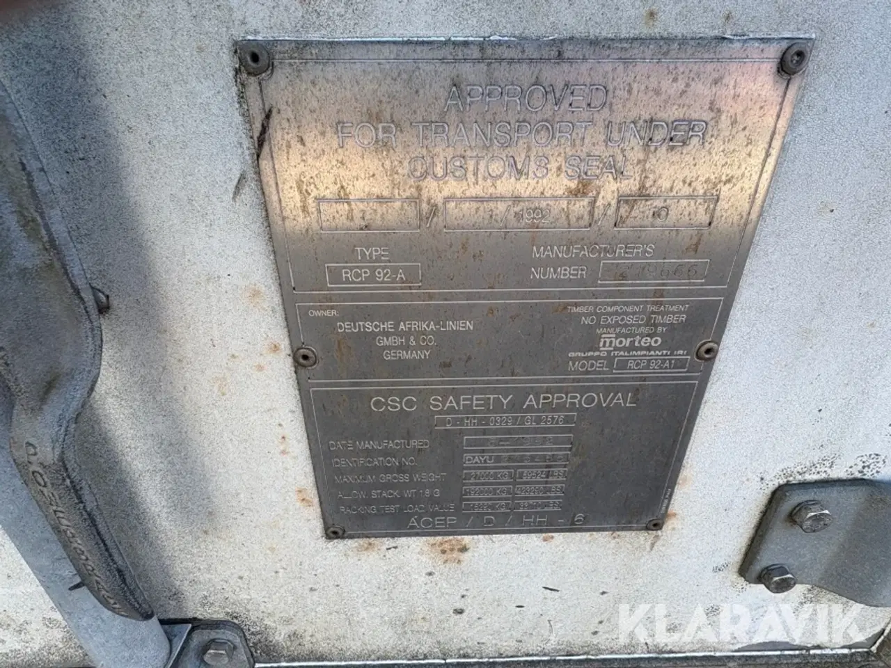 Billede 9 - 20 fods container