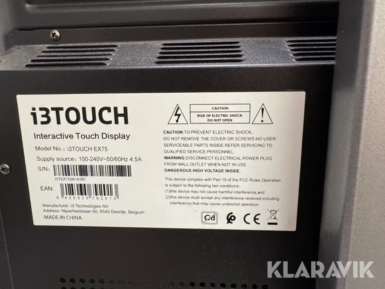 Billede 11 - TouchScreen iBTouch EX75