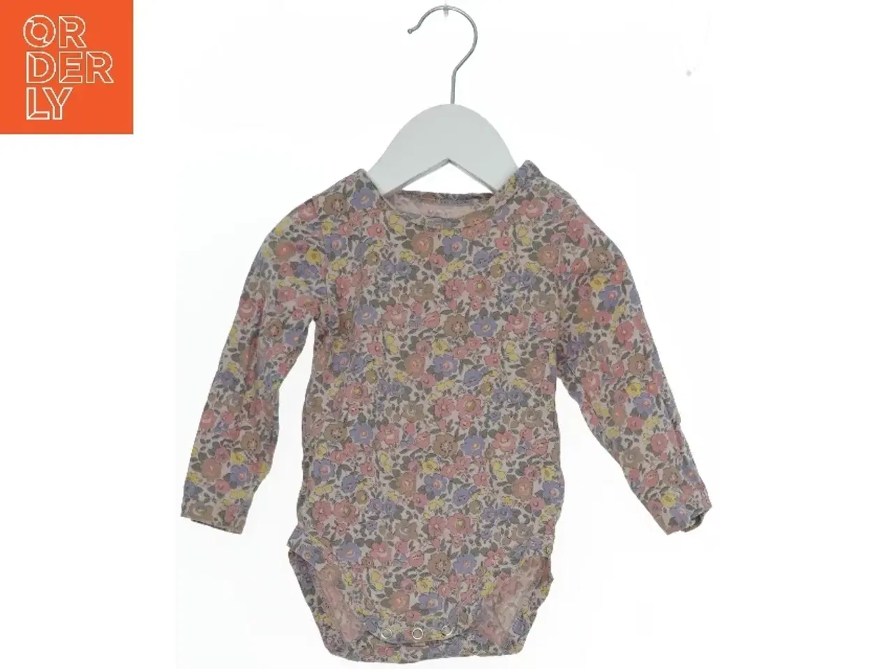 Billede 1 - Blomsterprint bodystocking med lange ærmer fra Bakito (str. 74)