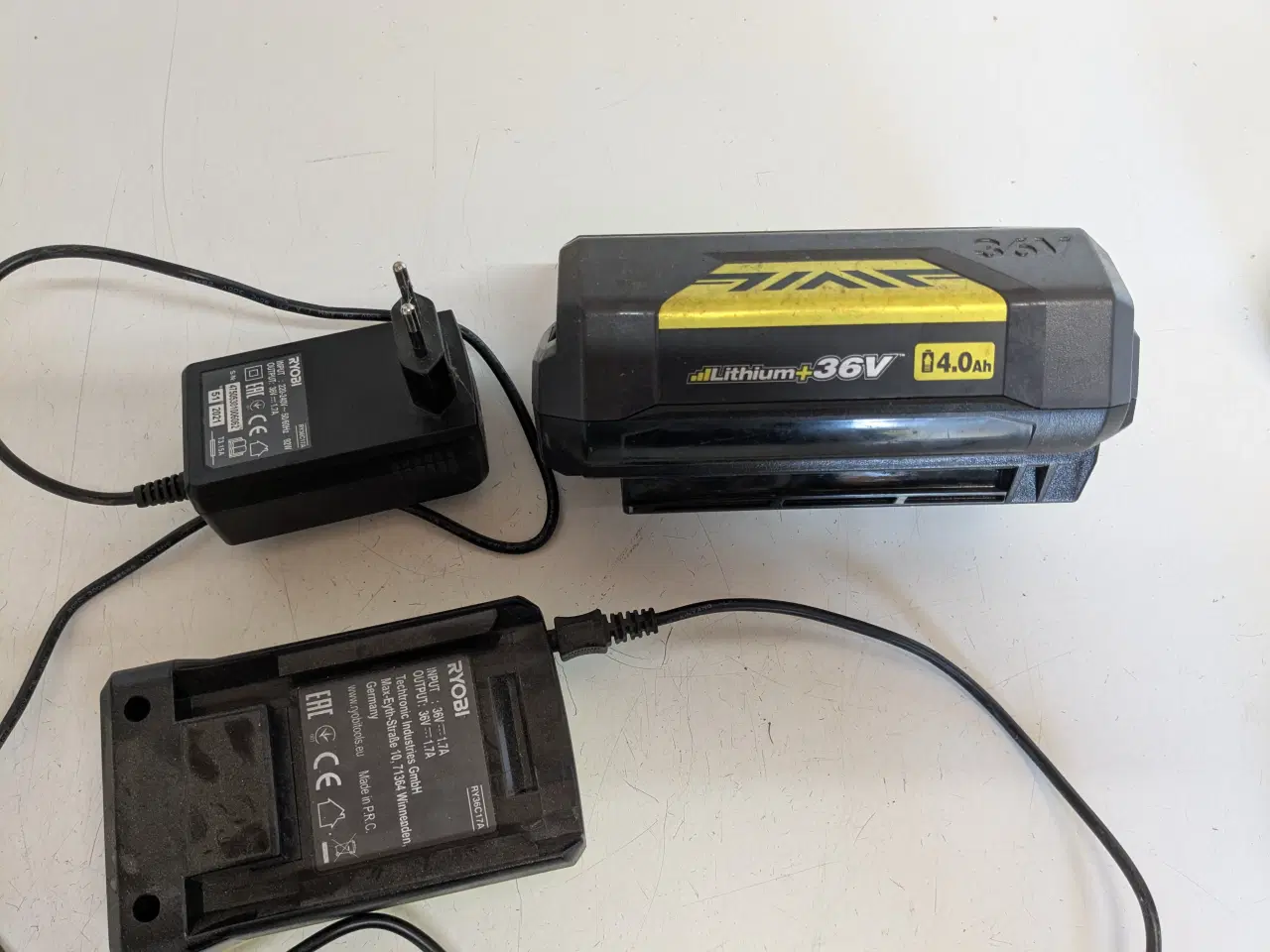 Billede 2 - Ryobi batteri 36V og lader