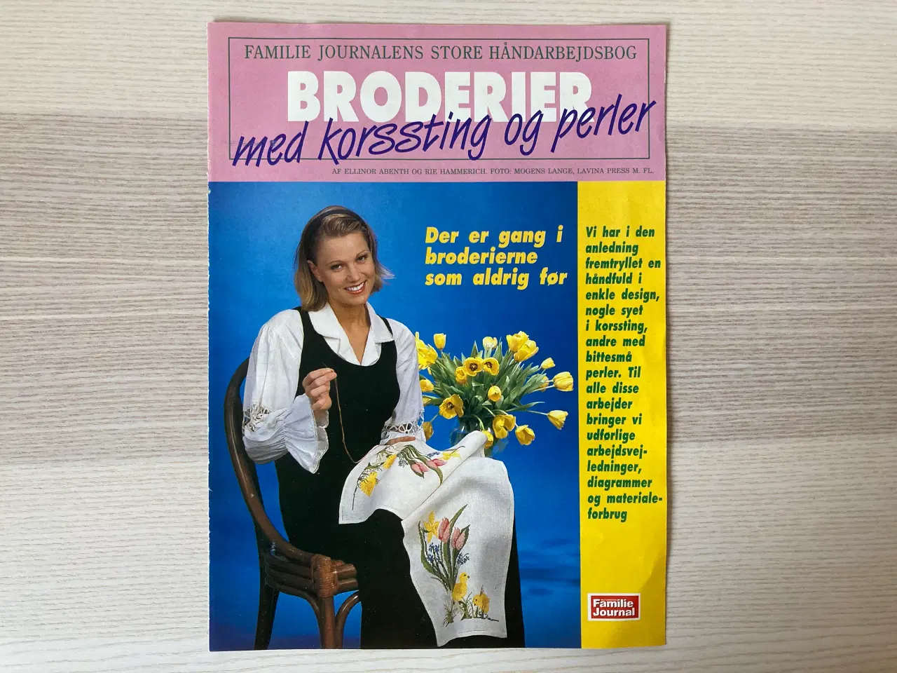 Billede 1 - 5 broderimønstre med korssting og perler