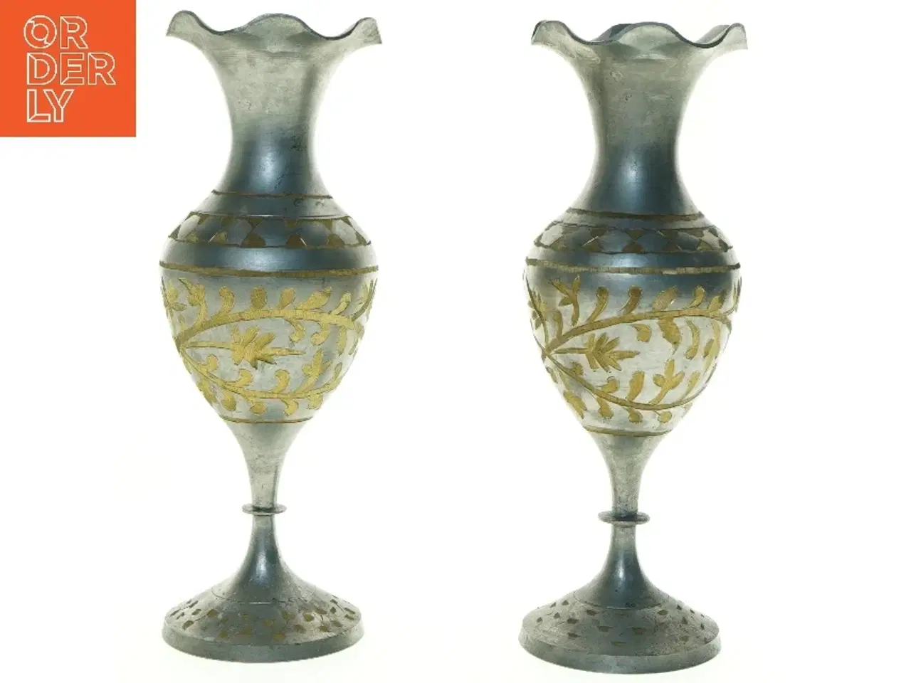 Billede 1 - Metallysestager (str. 24 x 9 cm)