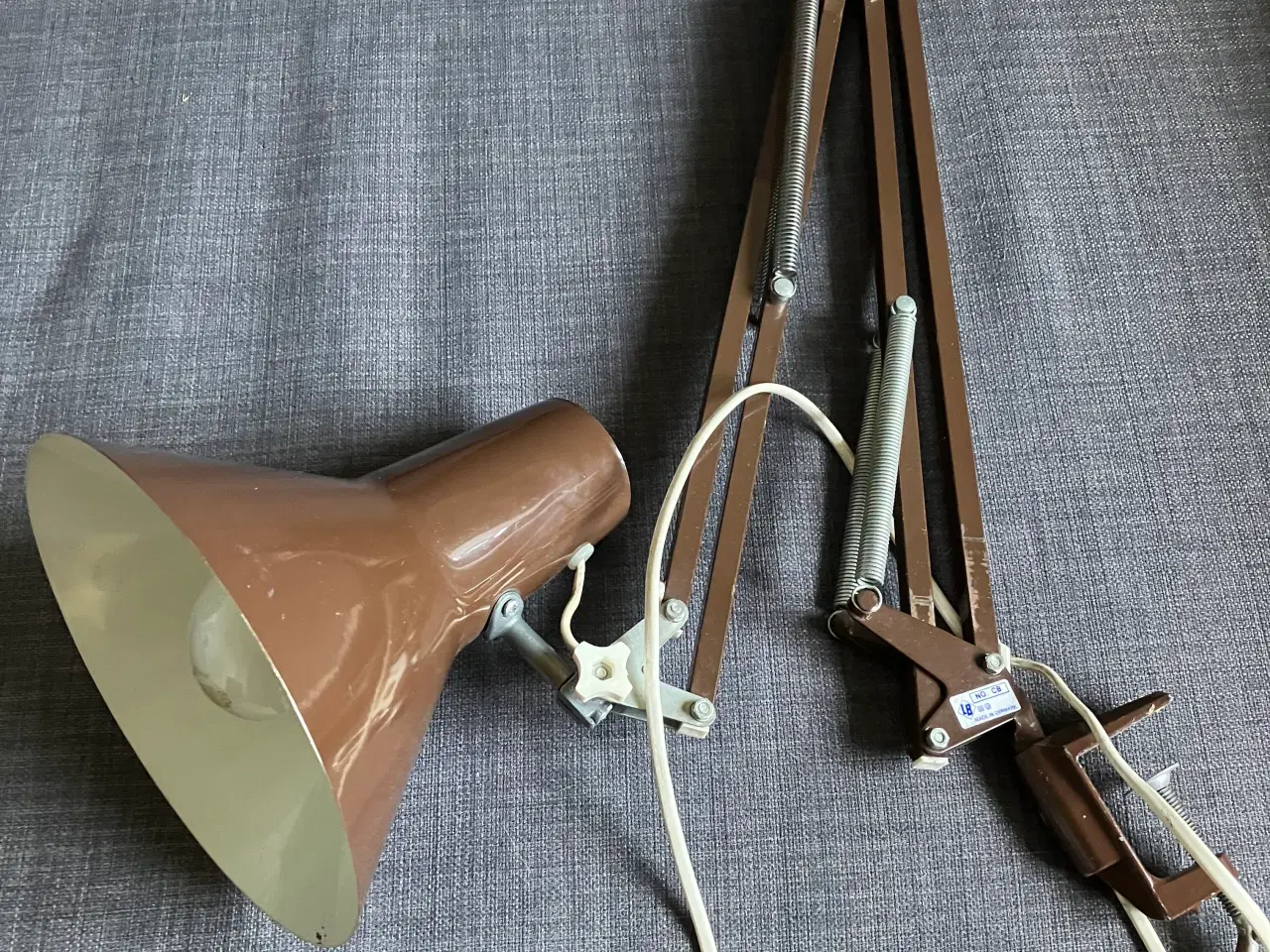 Billede 1 - Brun bordlampe