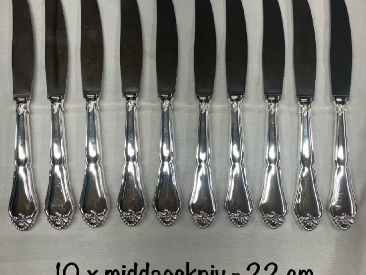 Billede 1 - 10 stk Kongelund middagsknive 