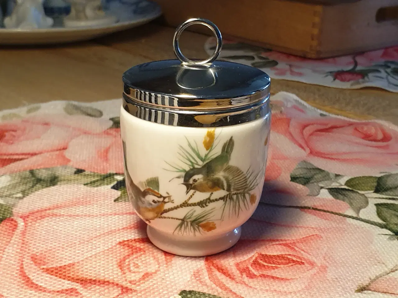 Billede 1 - Skål m låg Royal Worcester Egg Coddler