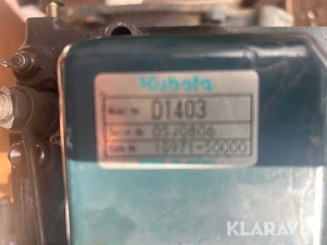 Billede 7 - Motor Kubota D1403
