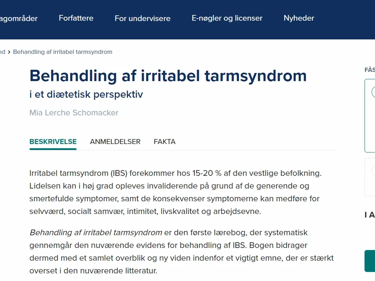 Billede 3 - Behandling af irritabel tarmsyndrom 