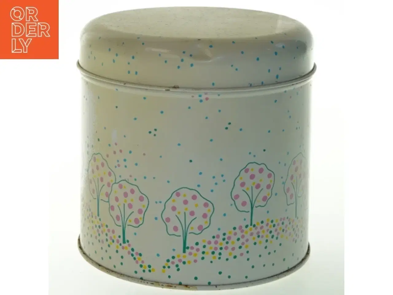 Billede 1 - Dekorativ Vintage metaldåse fra Sdahl (str. 15 cm)