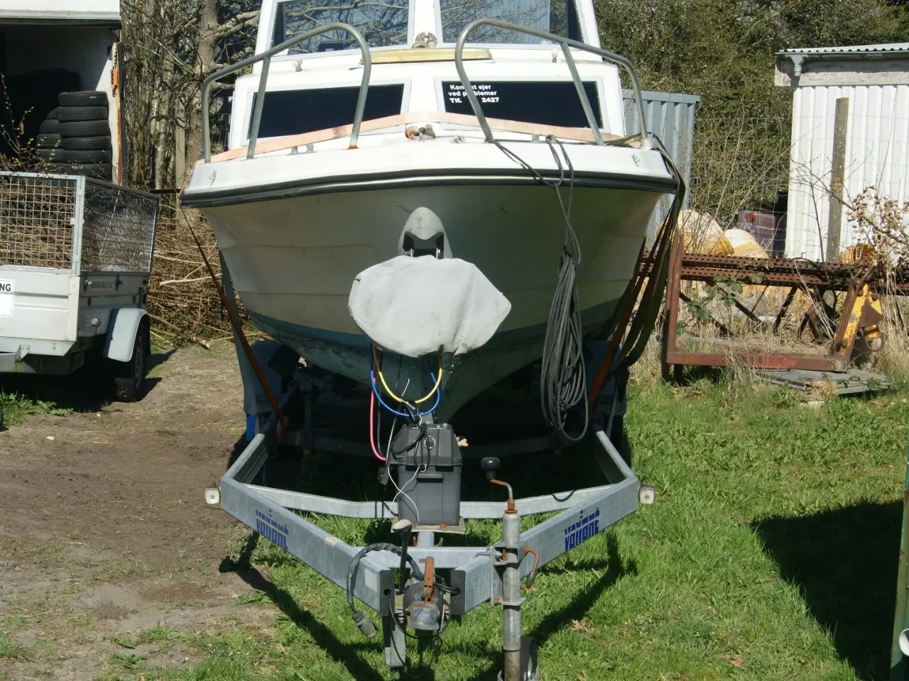 Billede 4 - Motorbåd Mrk. Myra 22 fod 28hk. m. båd trailer.