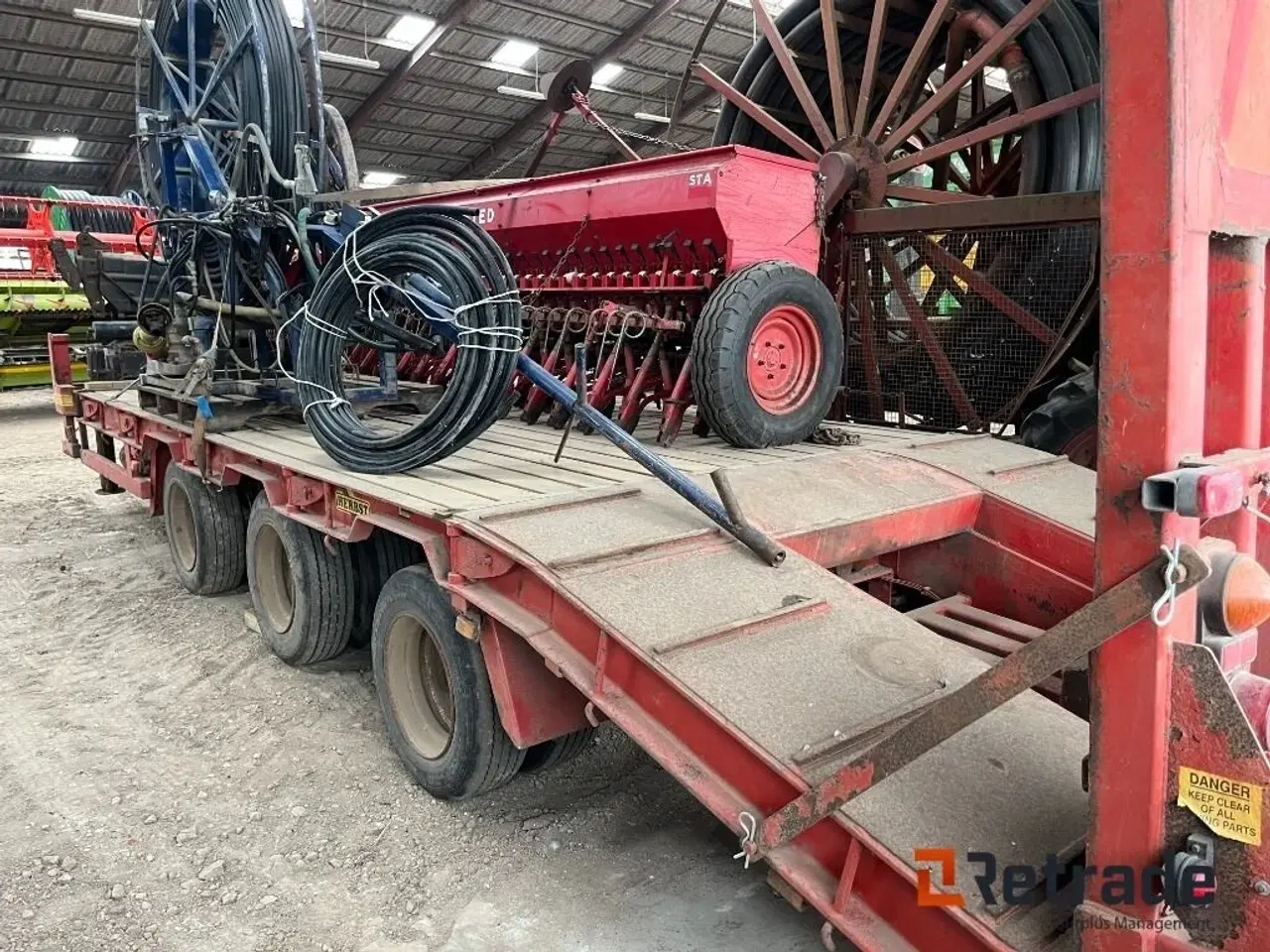 Billede 5 - Herbst 3 akslet blokvogn med Hiab 100 kran.