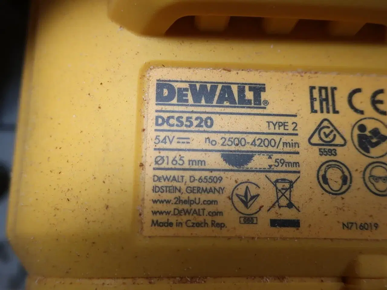 Billede 3 - Rundsav DEWALT DCS520