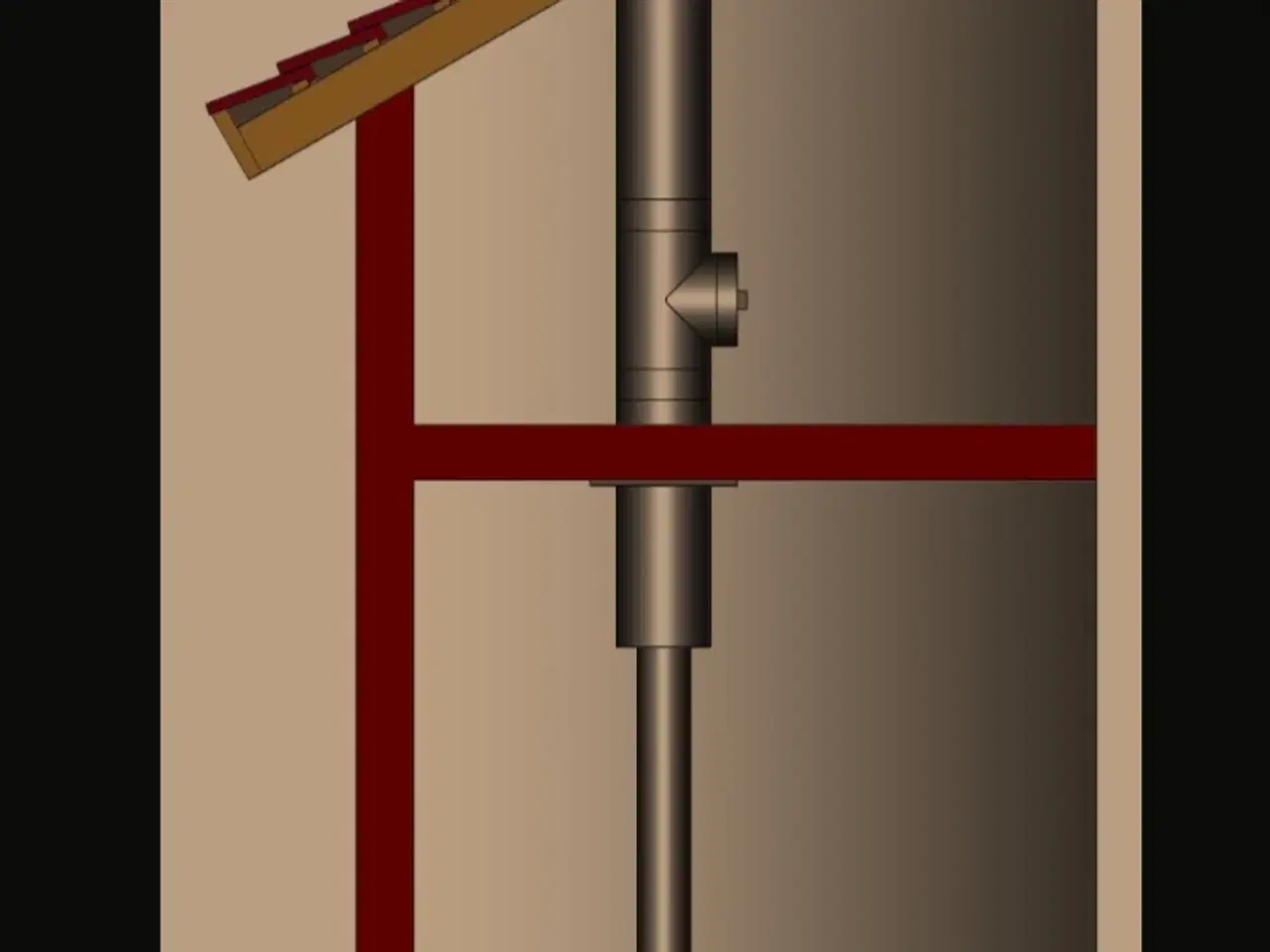 Billede 2 - Komplet vento pellet skorsten 4,5 meter