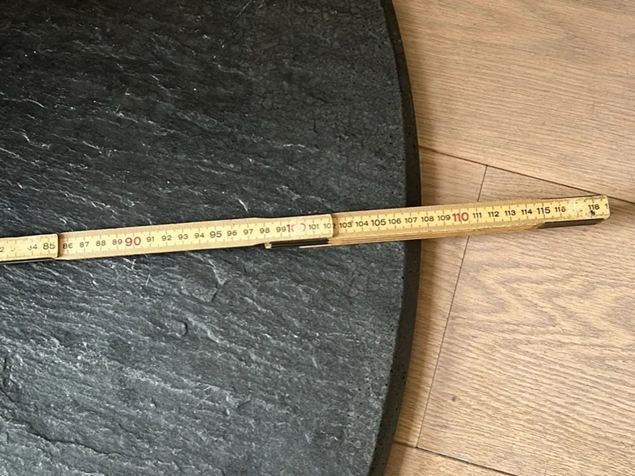 Billede 1 - Dråbeformet skifferplade tilbrændeocn