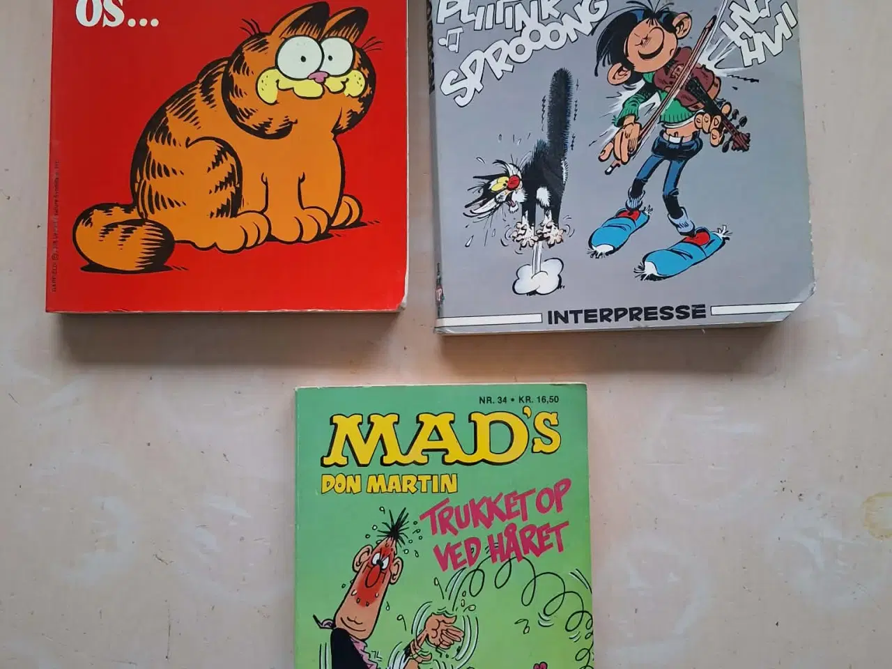 Billede 1 - Garfield, Viggo og Mad´s af Don Martin hæfte sælge