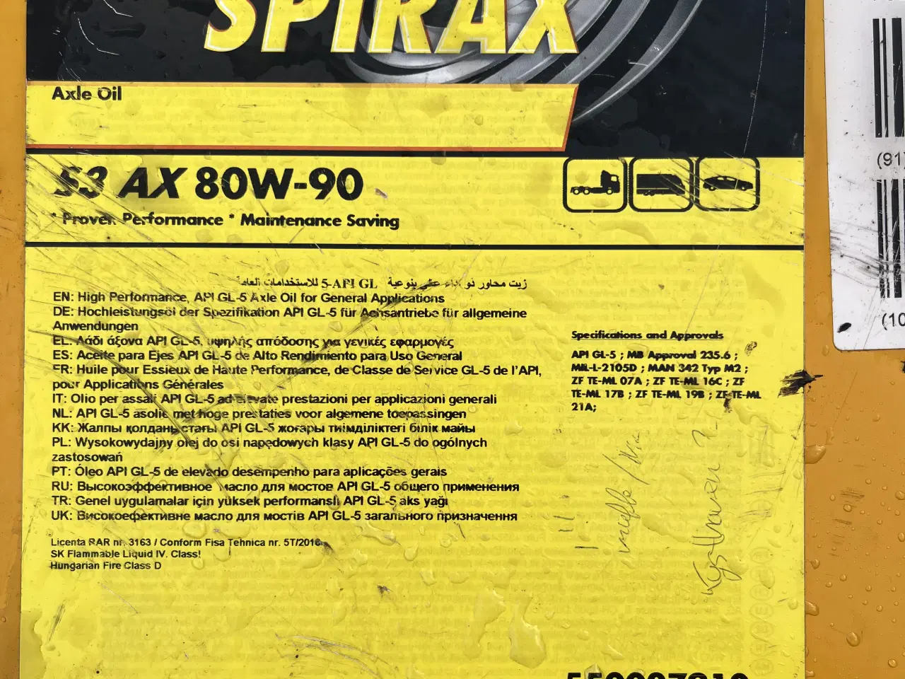 Billede 2 - Shell gearolie 80-90 