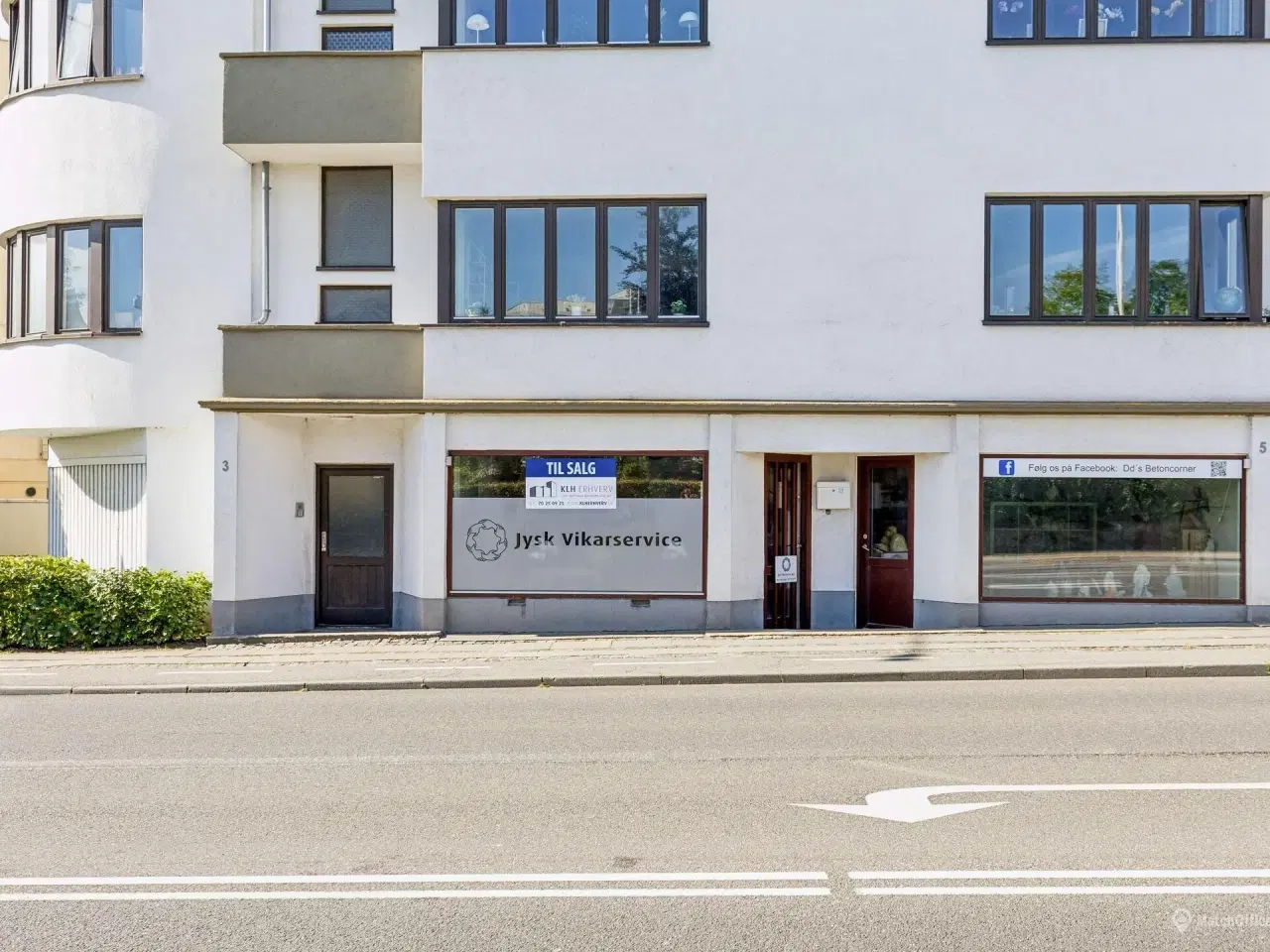 Billede 1 - Erhvervsejerlejlighed med stor synlighed