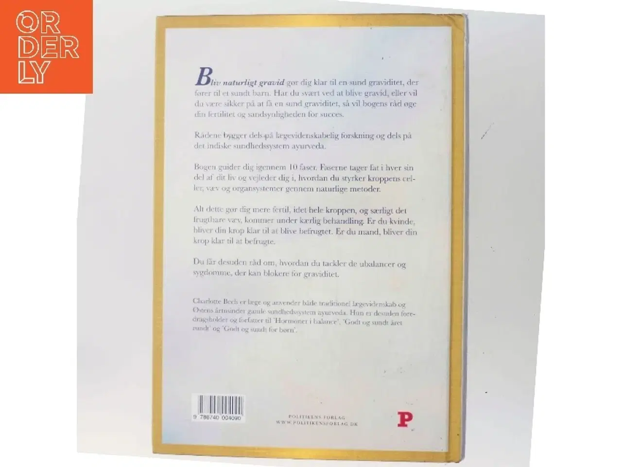 Billede 3 - Bliv naturligt gravid af Charlotte Bech (Bog)