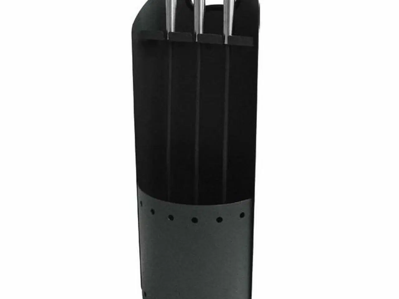 Billede 1 - Pejseredskaber - sort, rustfrit stål (23 × 16 × 61 cm)