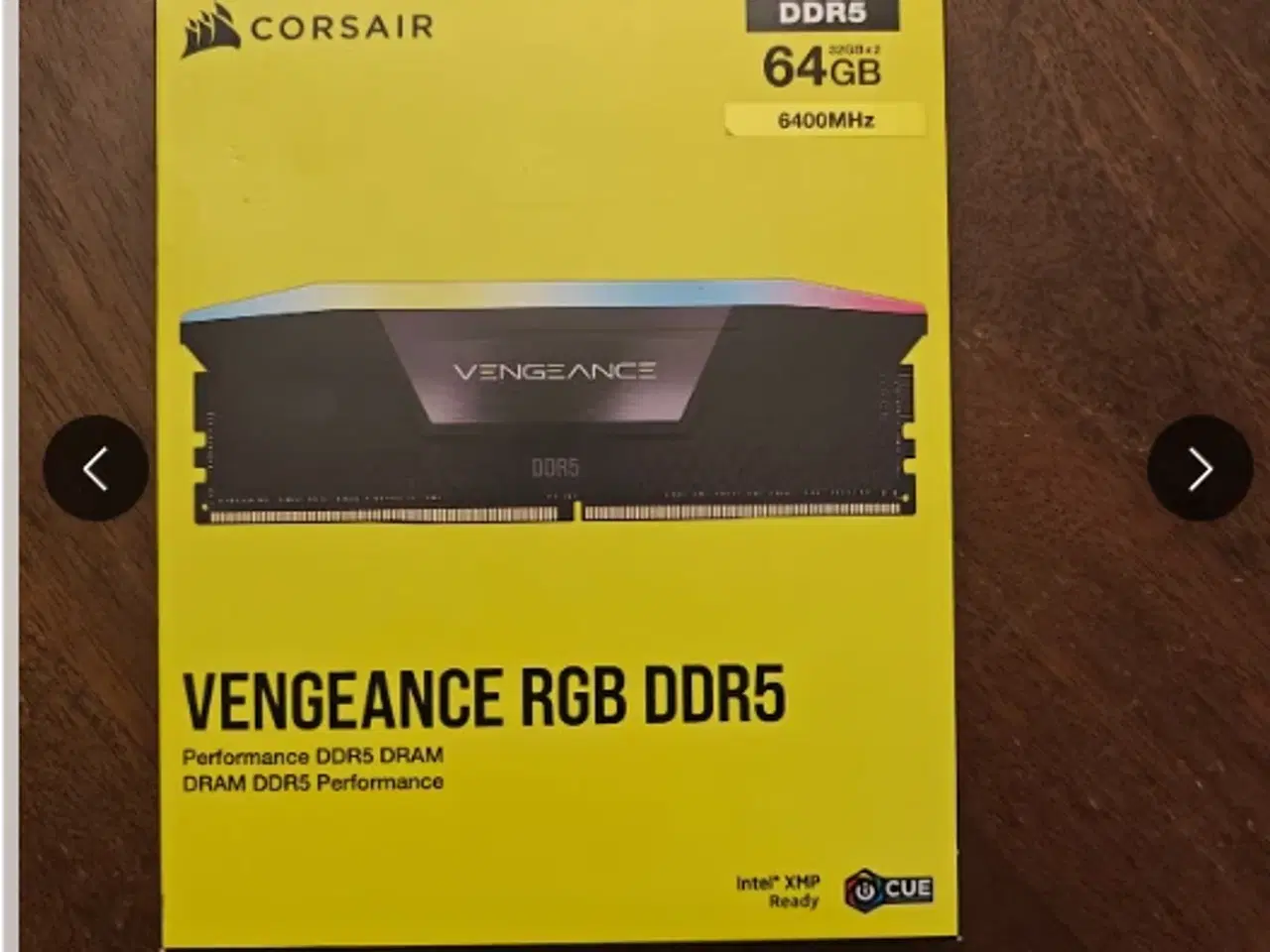 Billede 1 - Corsair Vengeance RGB DDR5 RAM 64GB