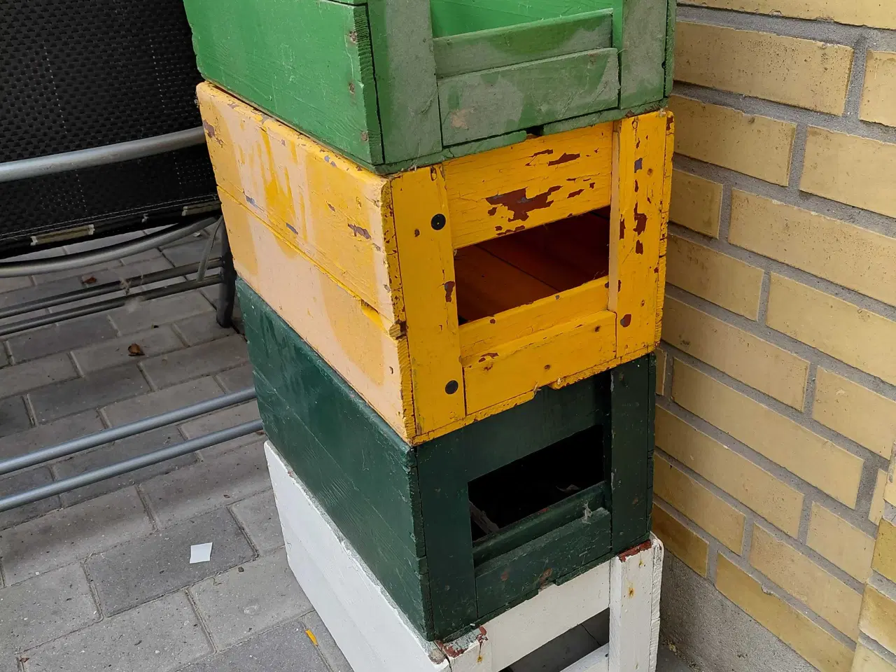 Billede 1 - Retro trækasser med patina