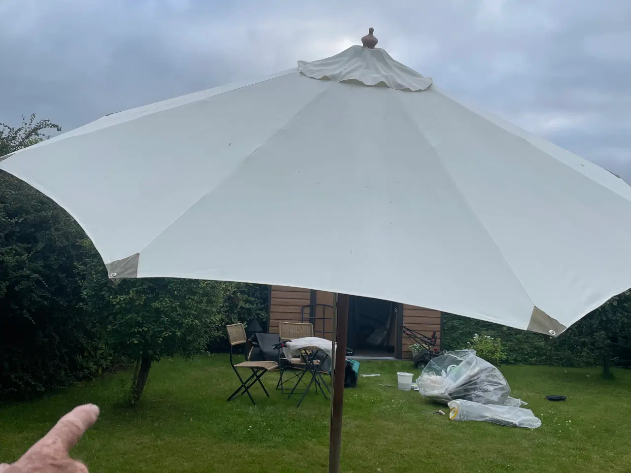 Billede 1 - Stor flot "Hoffmann" parasol