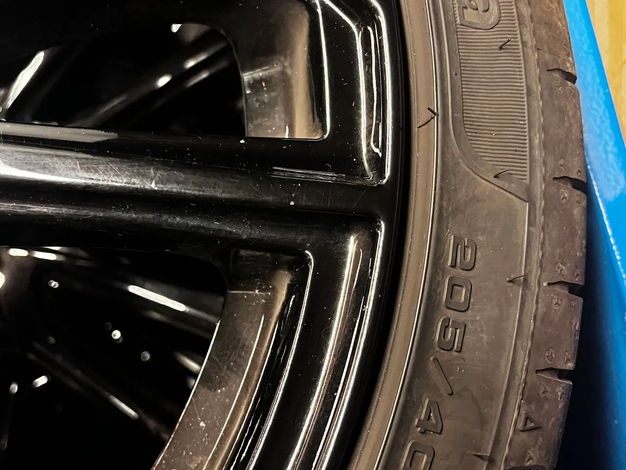 Billede 2 - Sorte alufælger 