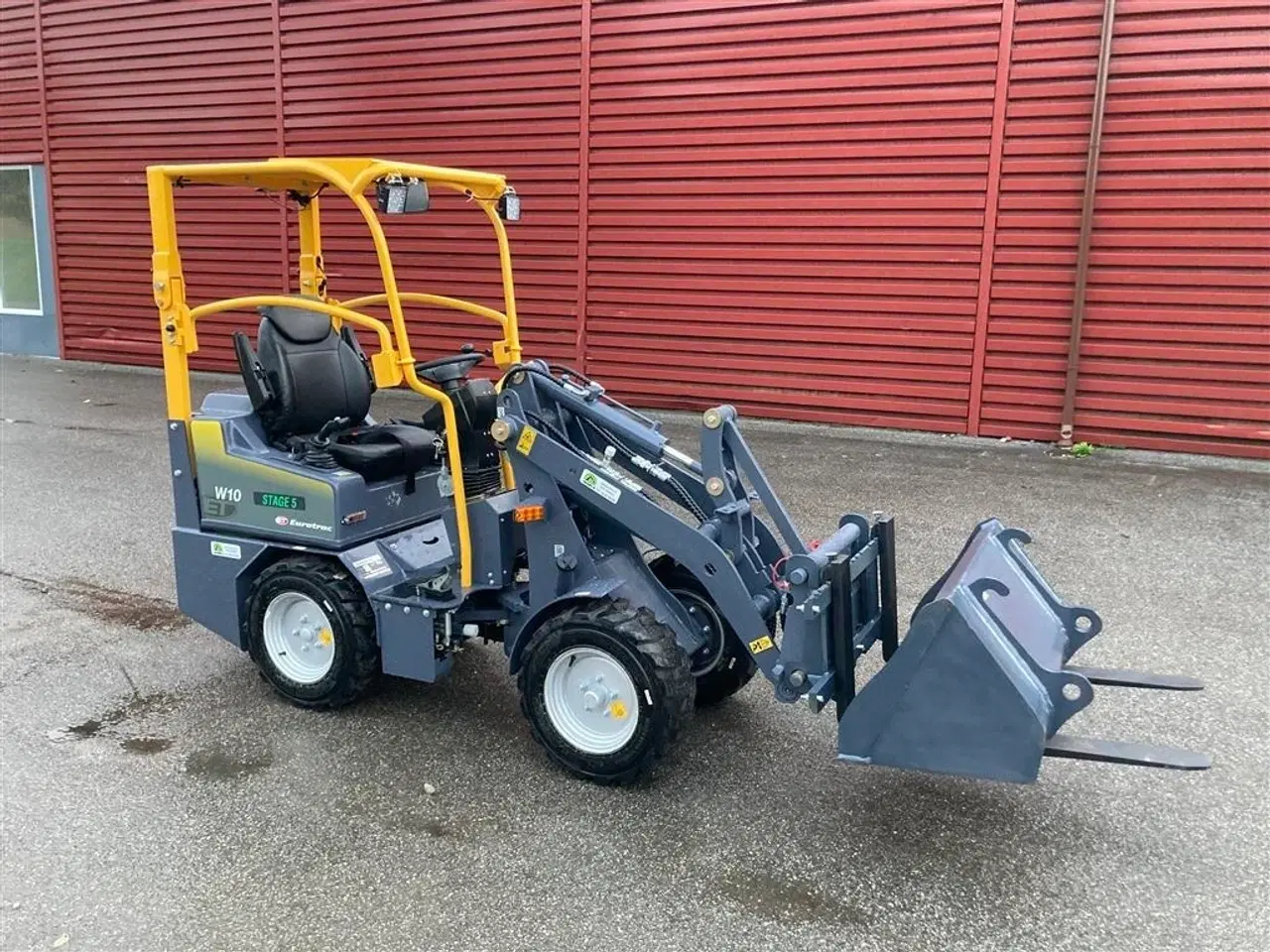 Billede 4 - Eurotrac W10 STAGE 5 m. skovl og pallgafler