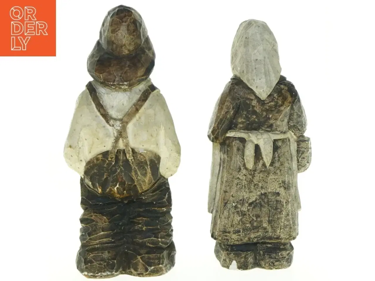 Billede 4 - Fgurer af ældre par (str. 20 x 9 cm og 21 x 9 cm)