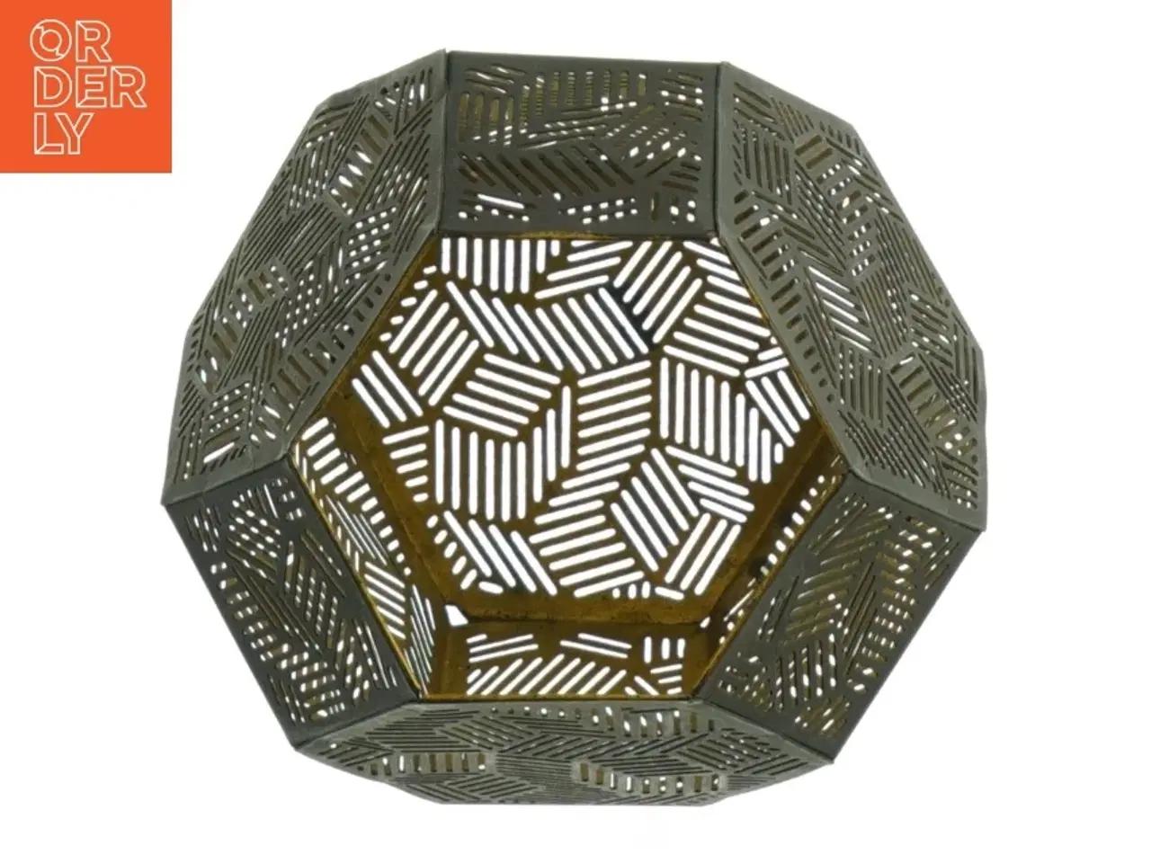 Billede 2 - Dekorativ metal lysestage (str. 11,5 cm)