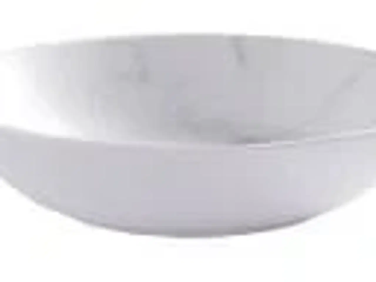 Billede 1 - 48 stk. Tallerken dyb marmor hvid 220 mm Melamin