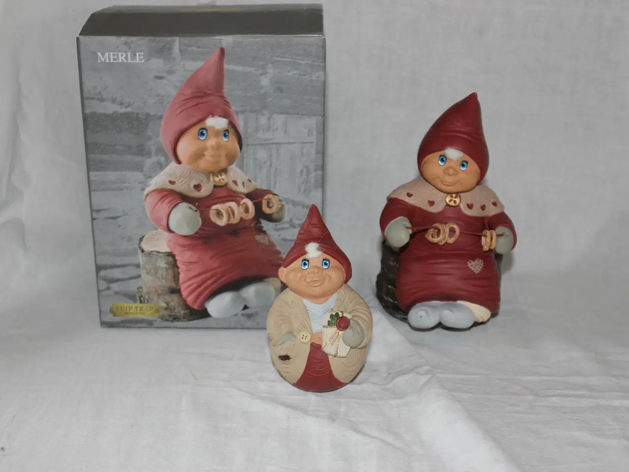 Billede 1 - 2 stk. Klarborg julenisser