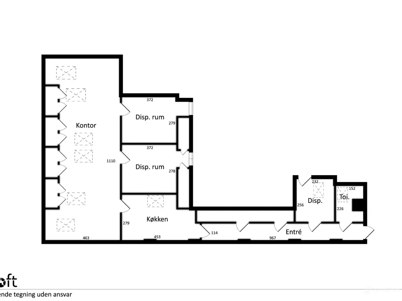 Billede 13 - Flot kontor på Godhåbsvej 7. 3 sal Frederiksberg.