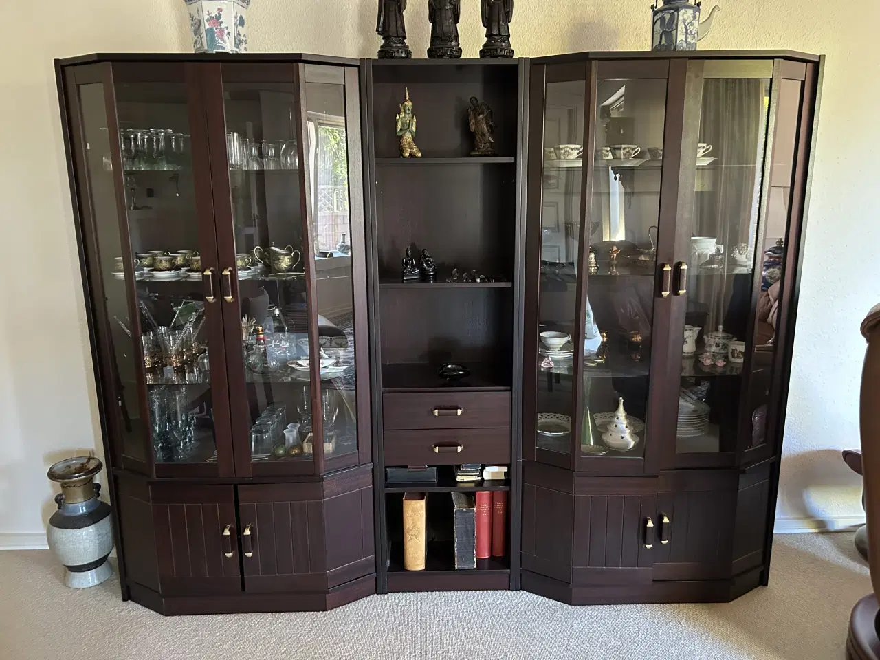 Billede 2 - Vitrine i maghony