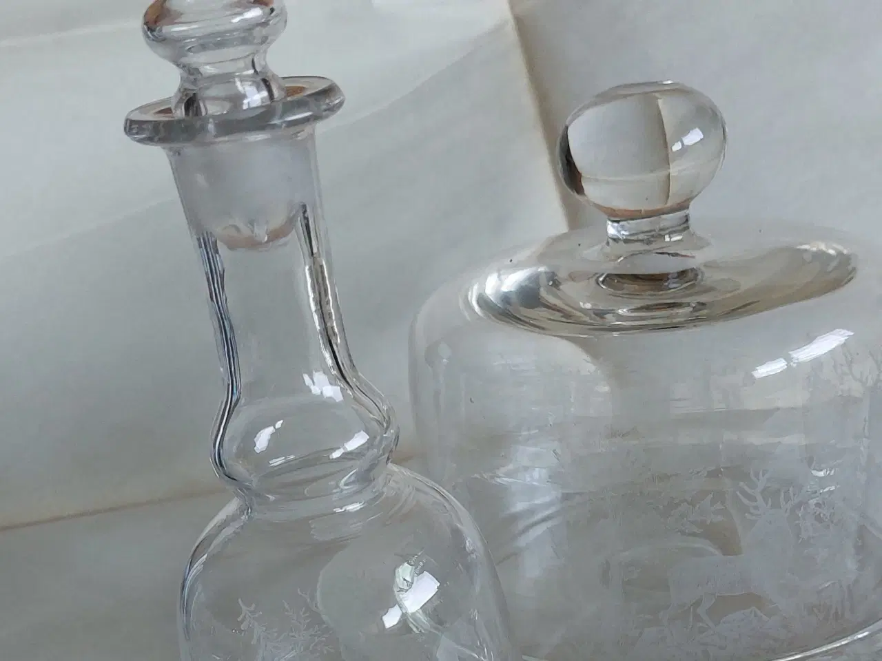 Billede 2 - HJORTEGLAS - KASTRUP GLASVÆRK - SAMLET PRIS