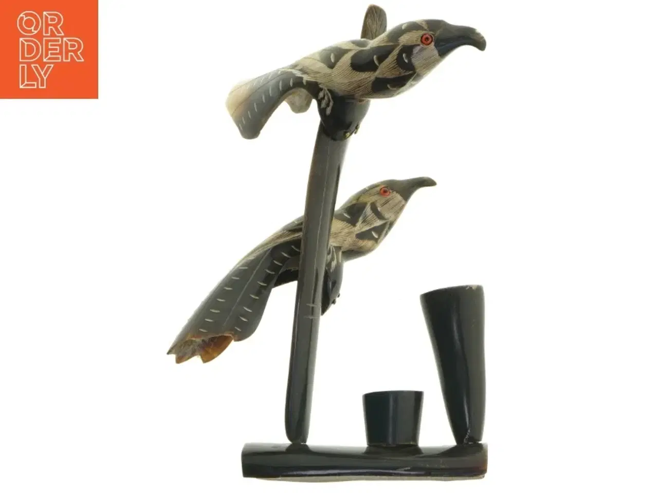 Billede 6 - Dekorativ fugleskulptur (str. 23 cm)