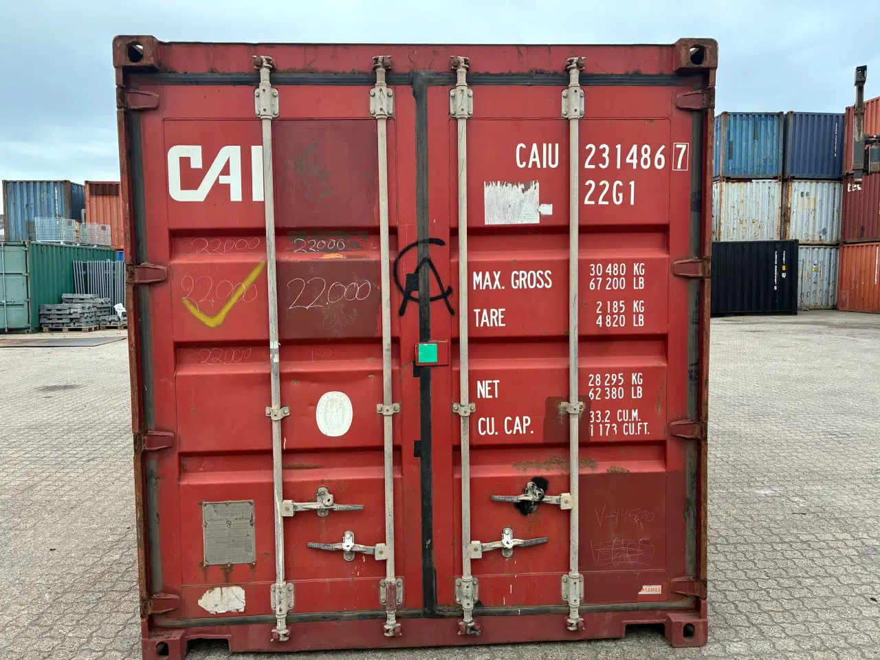 Billede 2 - Brugt 20 fods Isoleret Container