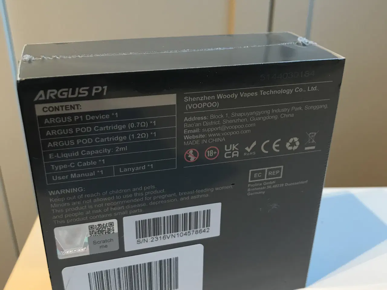 Billede 2 - Voopoo Argus P1 e-cigaret