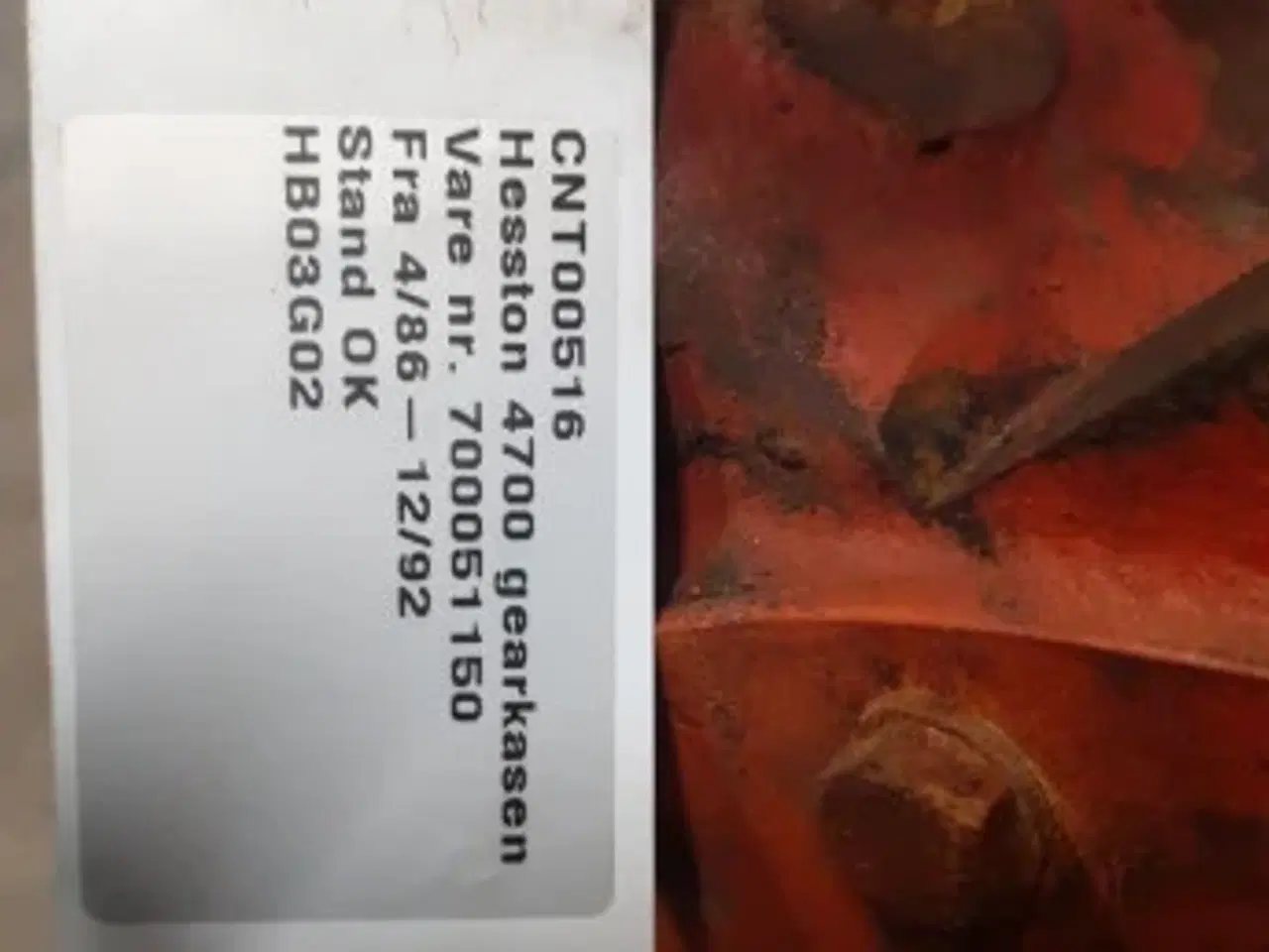 Billede 3 - Hesston 4700 Gearkasse 