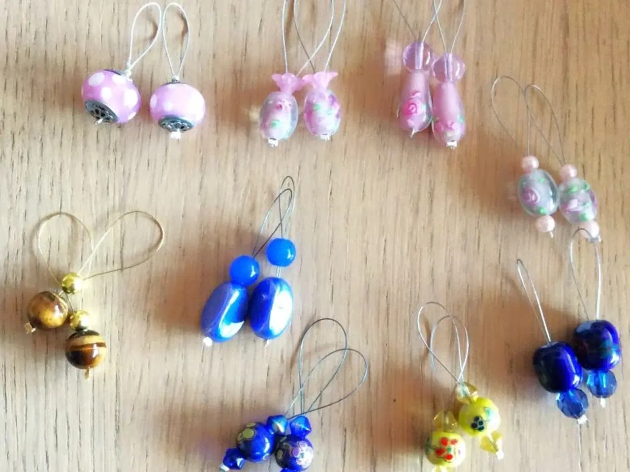 Billede 3 - Sæt med 3 blå maskemarkører til små og store pinde