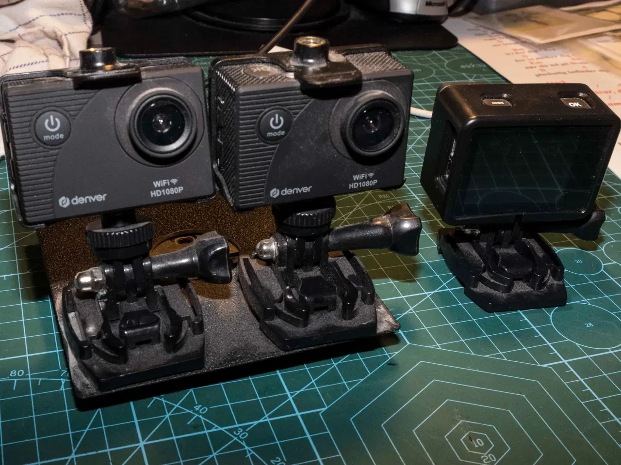 Billede 2 - Denver GO-kamera 4K Ultra HD  og 2 st. Denver.