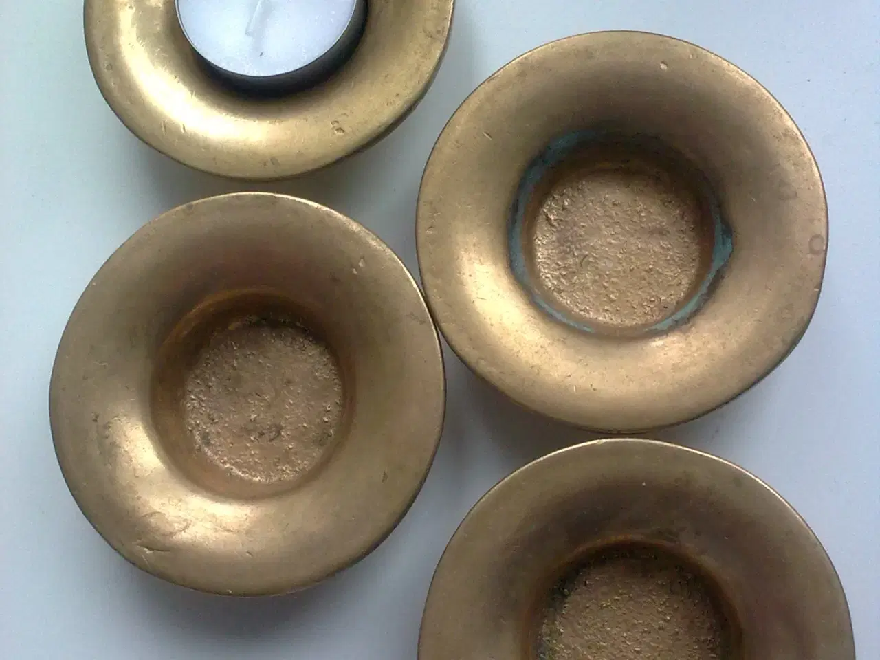 Billede 1 - Bronce Bronze kunst UNIKA massive håndstøbte skåle